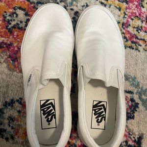 White vans barely worn